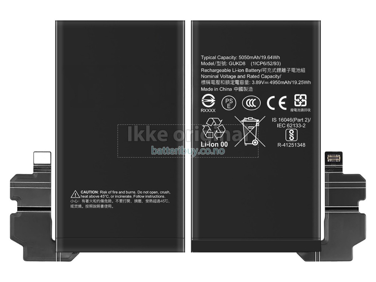 Google PIXEL 8 PRO batteri