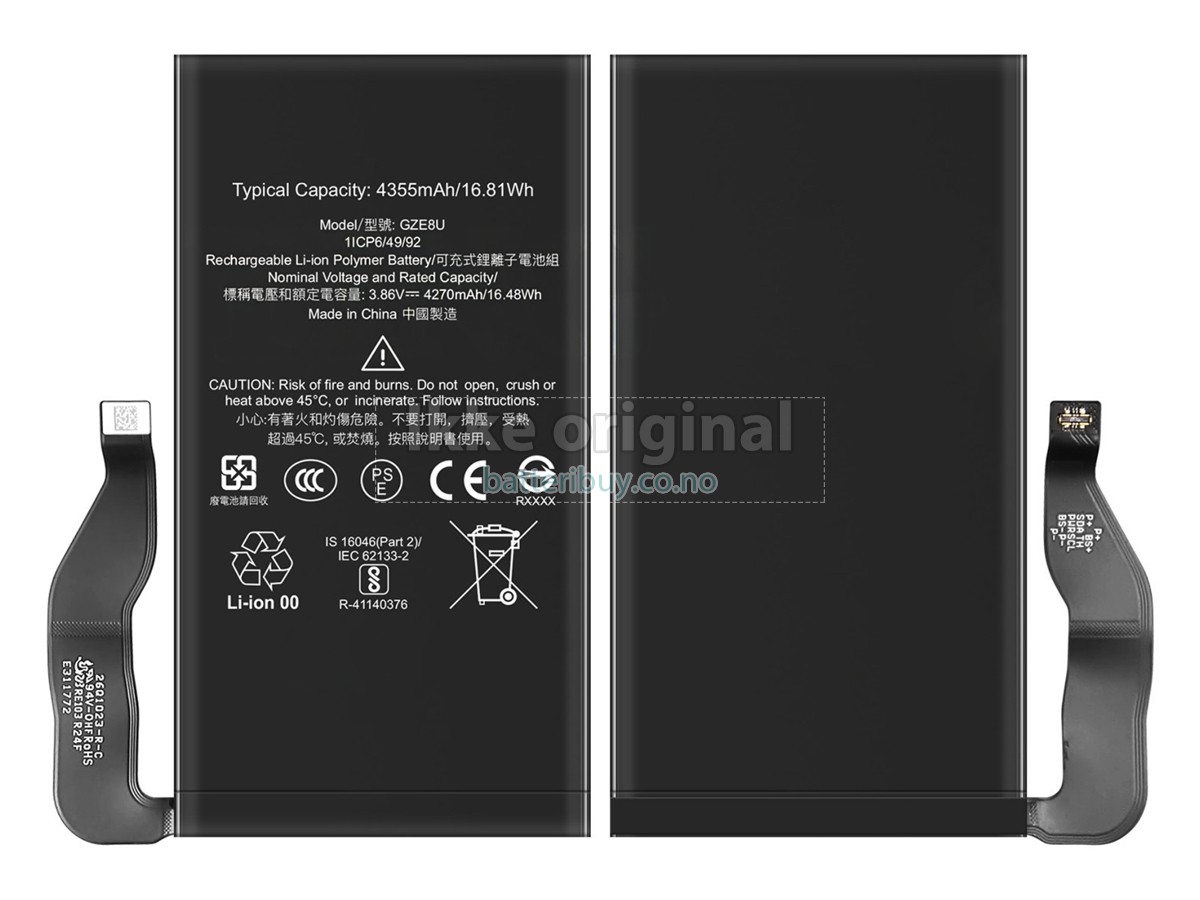 Google PIXEL 7 batteri