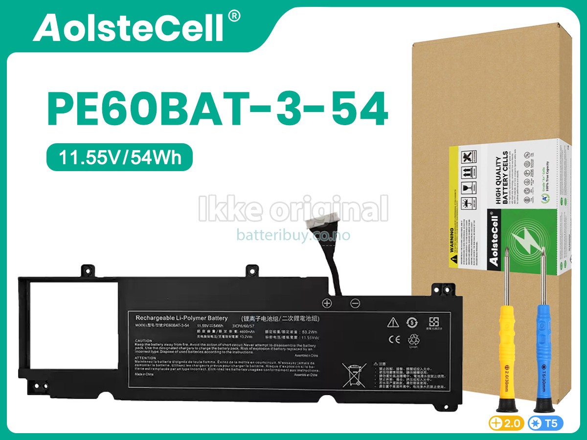 Hasee PE60BAT-3-54 batteri