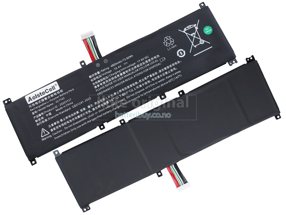 HIPAA GLX163-4S1P batteri