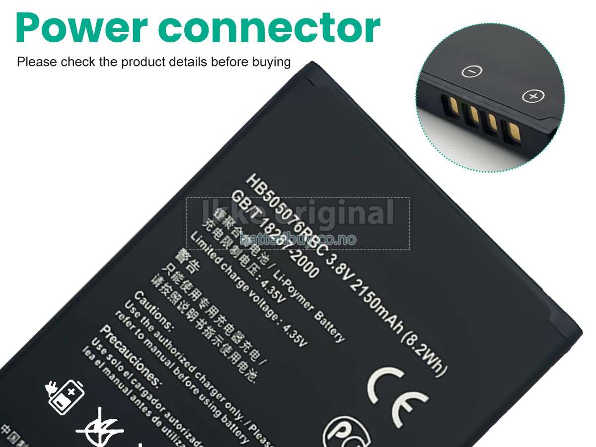 Honor HB505076RBC batteri