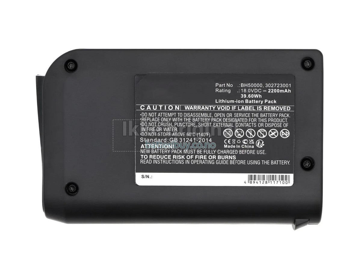 Hoover BH50000 batteri