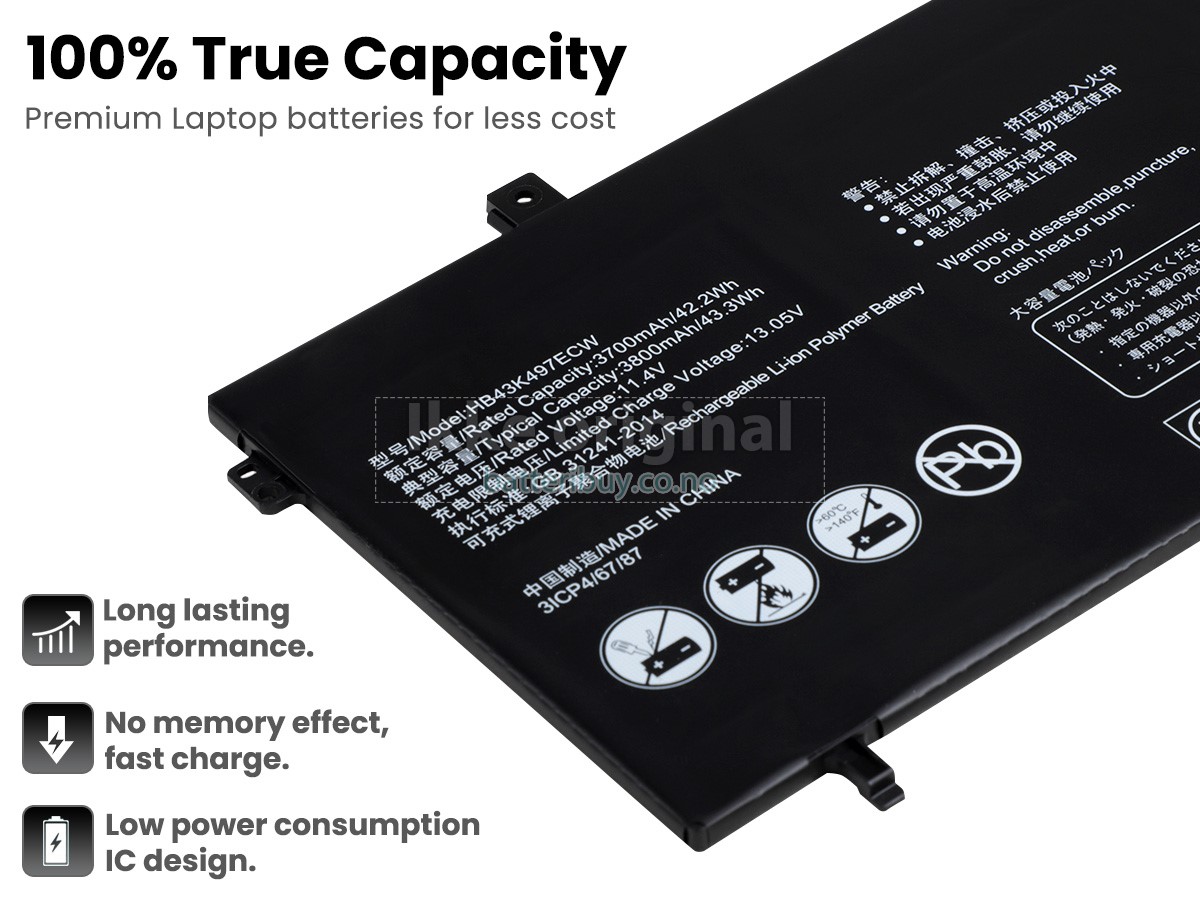 Huawei MATEBOOK D batteri