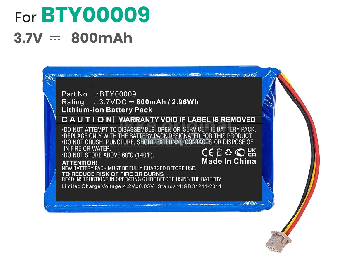 Ingenico BTY00009 batteri