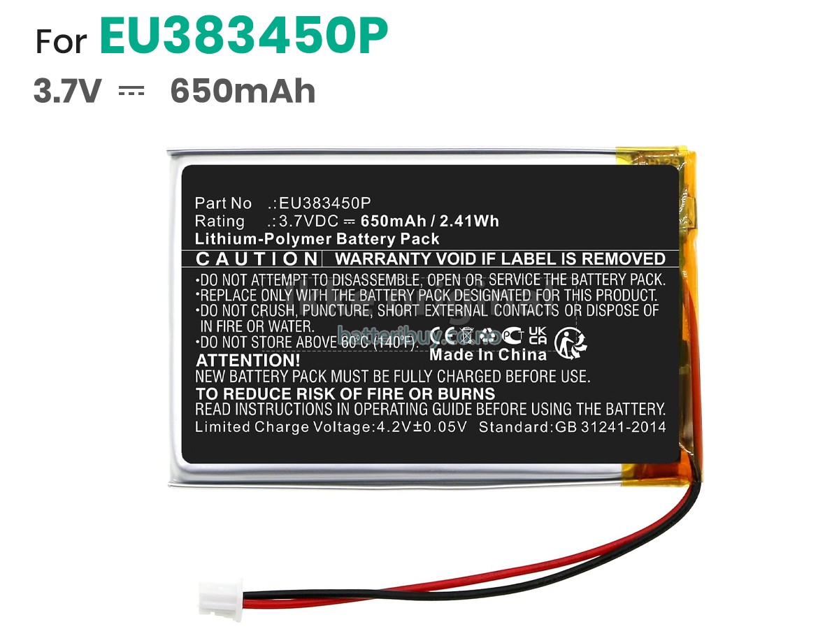 Ingenico EU383450P batteri