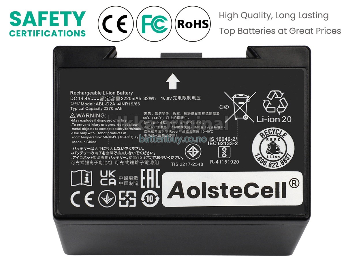 iRobot ABL-D1 4INR19/65 batteri
