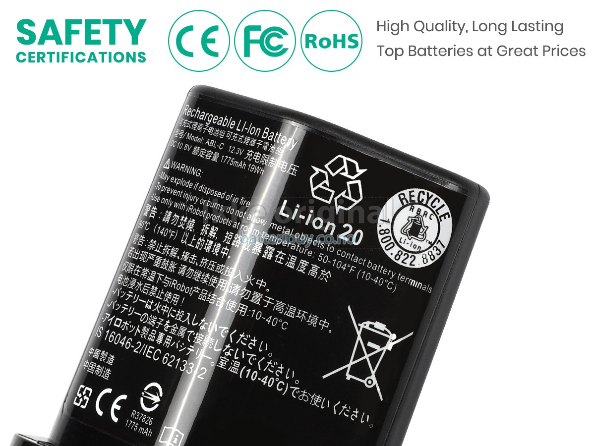 Irobot BRAAVA JET M6 batteri