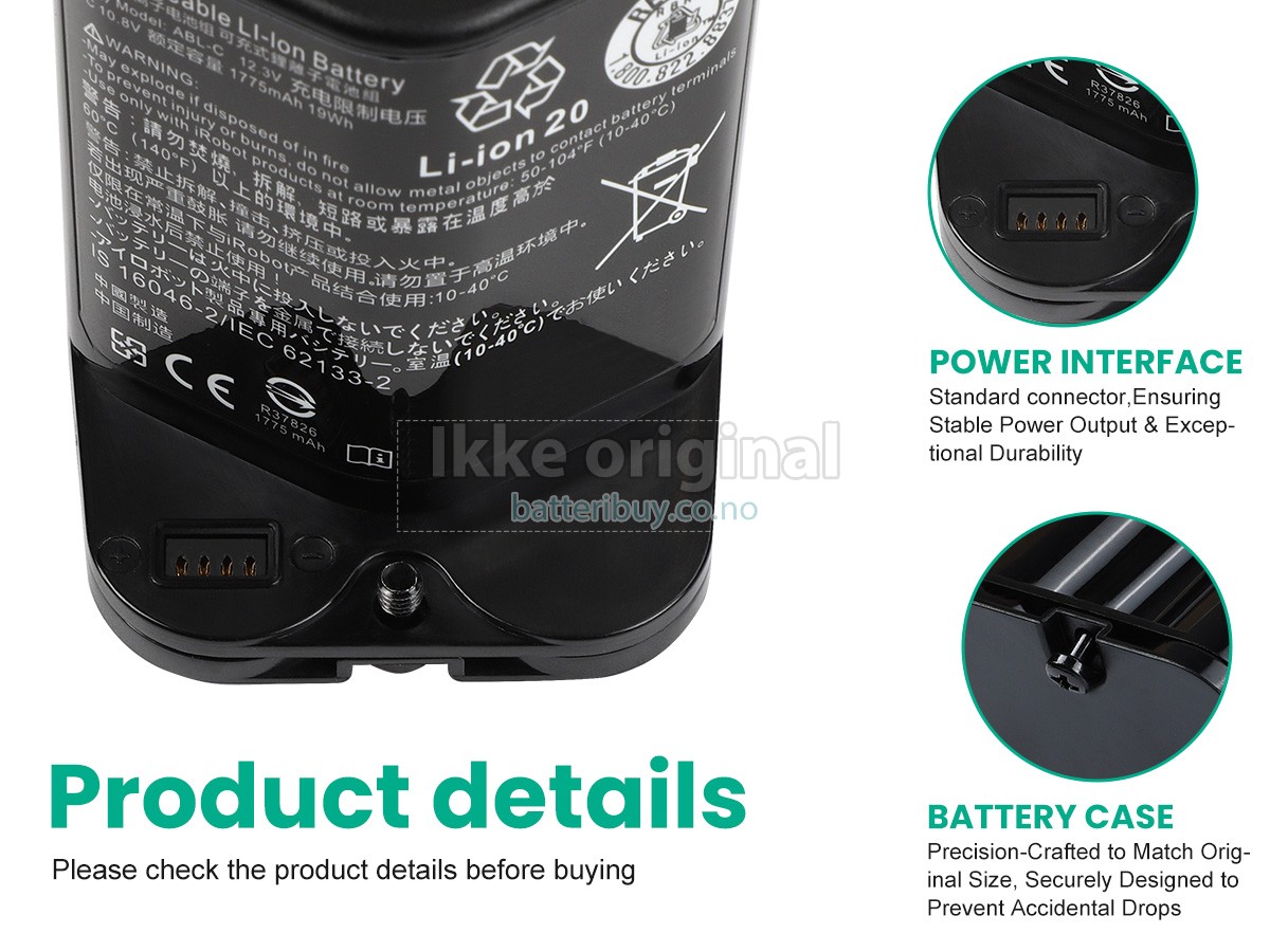 Irobot BRAAVA JET M6 batteri