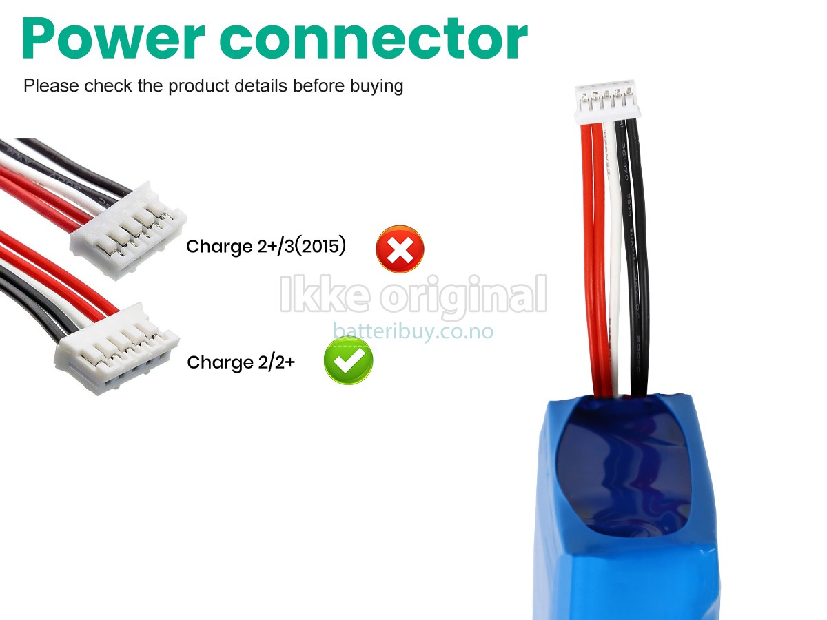 JBL CHARGE 2 batteri