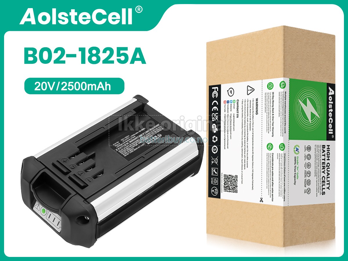JIMMY B02-1825A batteri