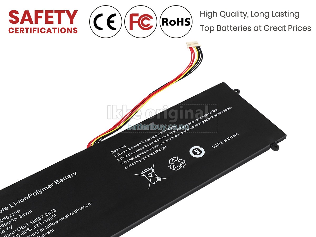 Jumper 5080270P batteri