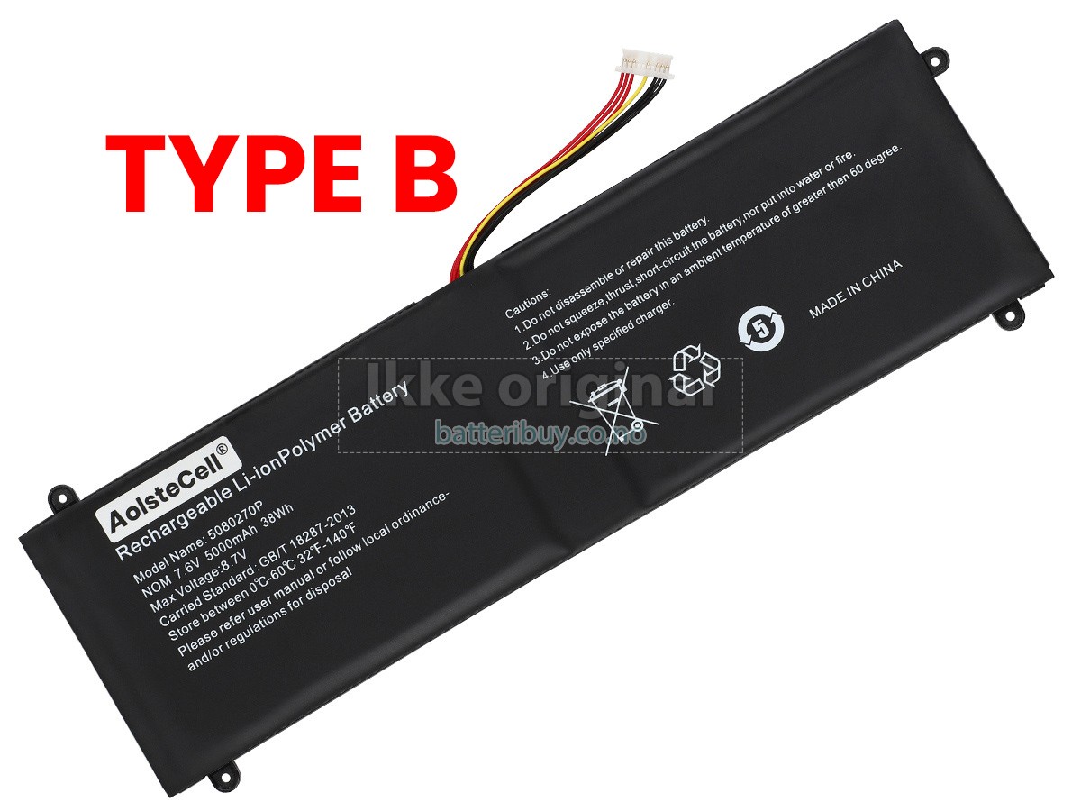 Jumper 5080270P batteri