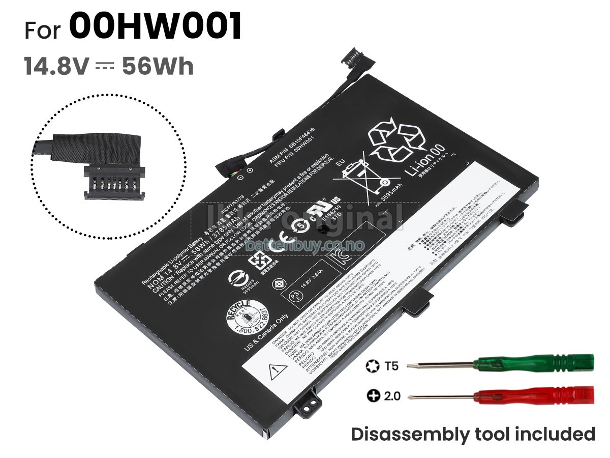 Lenovo ThinkPad YOGA 14-20DM008D++ batteri