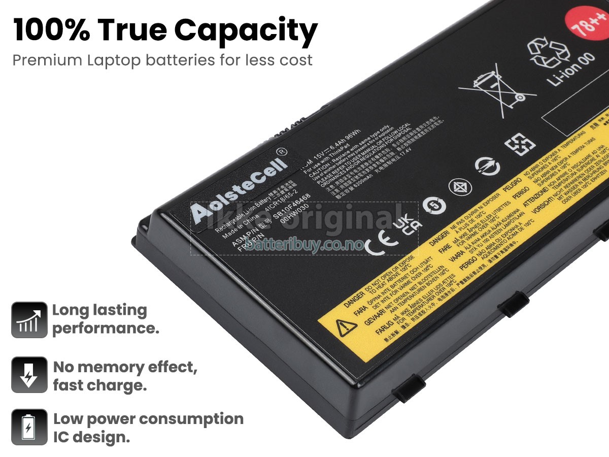 Lenovo ThinkPad P70-20ES batteri
