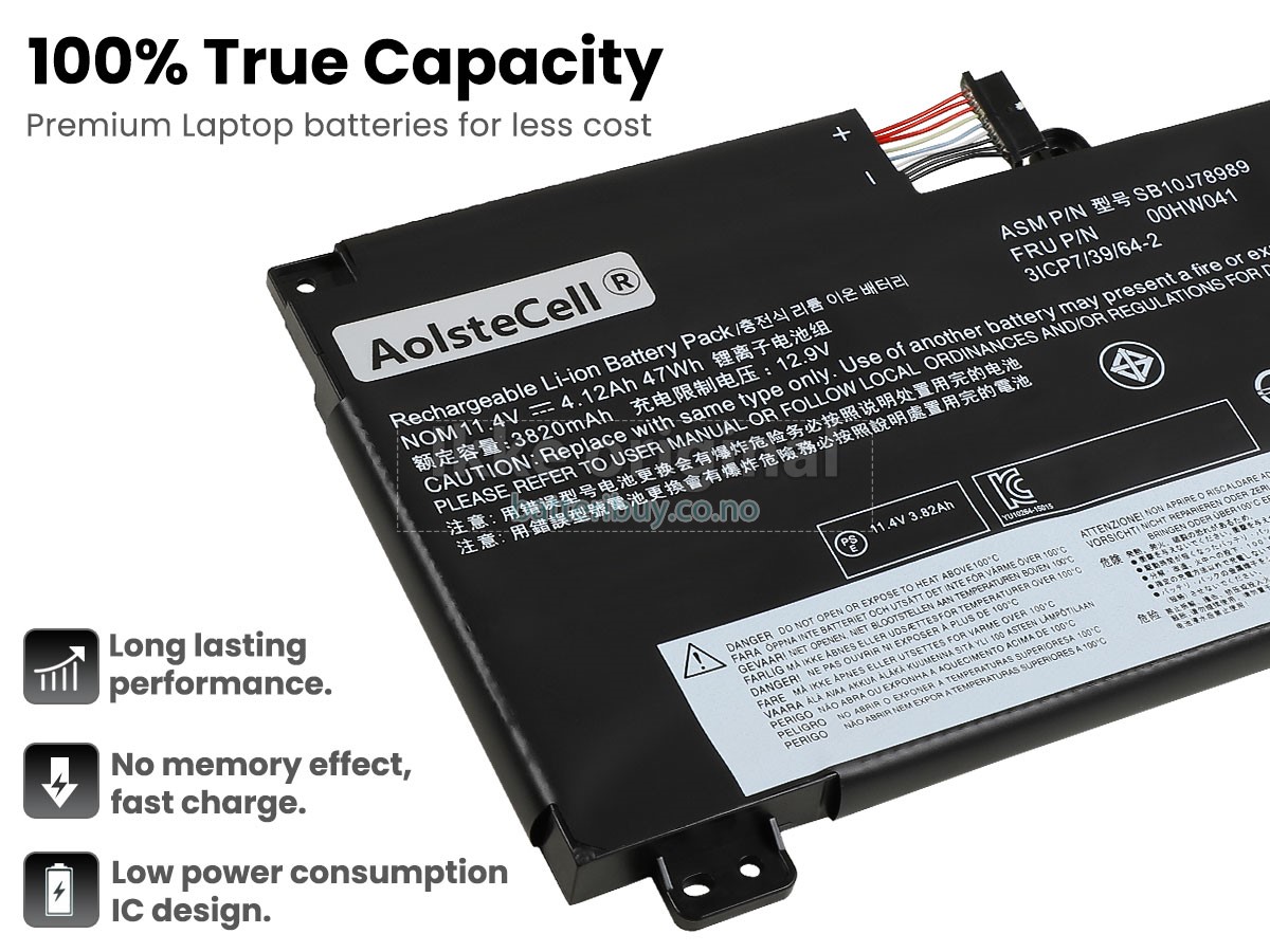Lenovo ThinkPad S5-20G4S00000 batteri