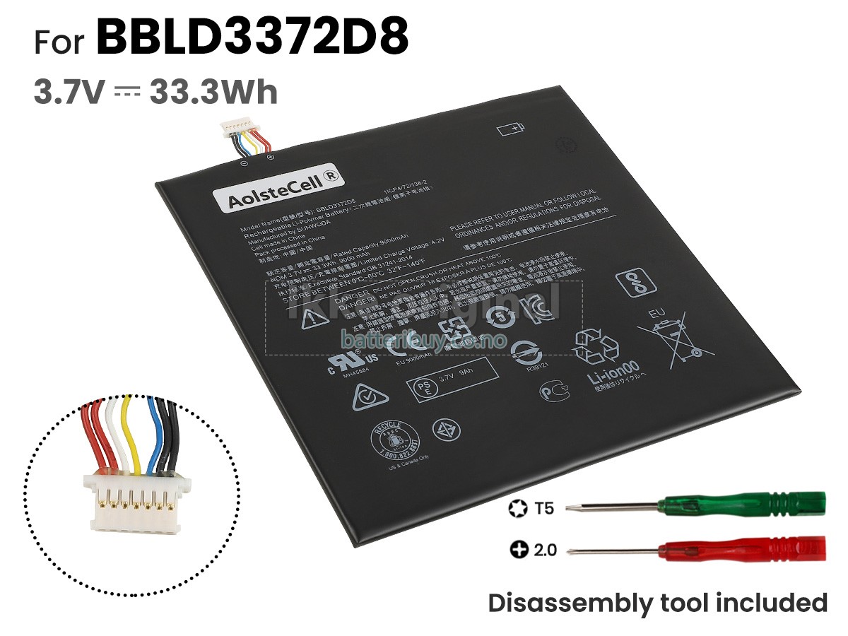 Lenovo IdeaPad MIIX 320-10ICR Tablet batteri