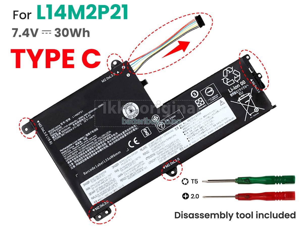 Lenovo L14M2P21 batteri