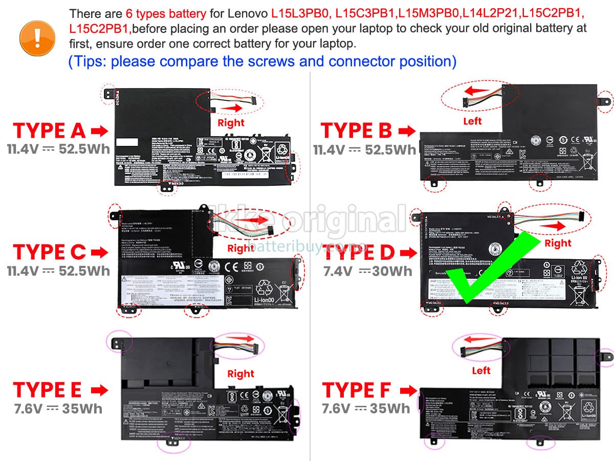 Lenovo IdeaPad 330S-14IKB-81F4 batteri