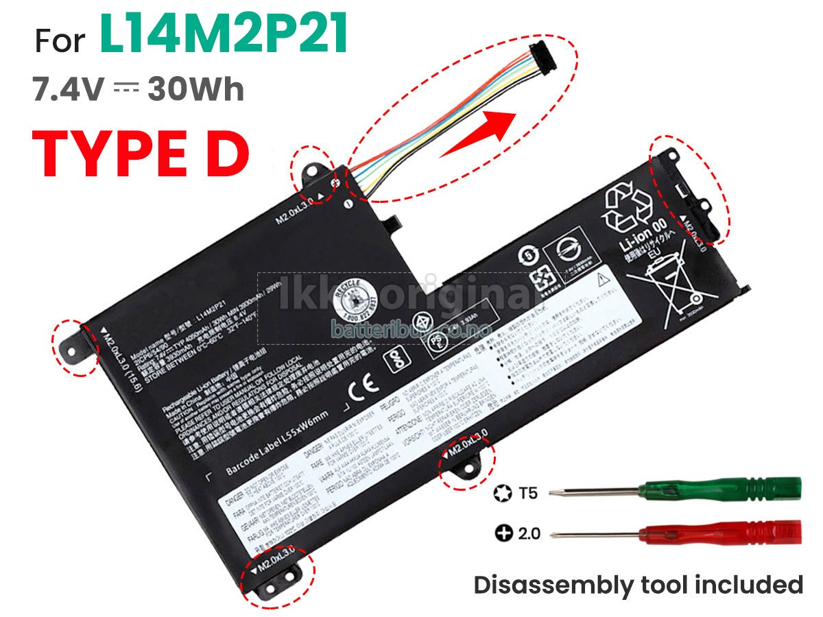 Lenovo IdeaPad 330S-14IKB-81F4 batteri