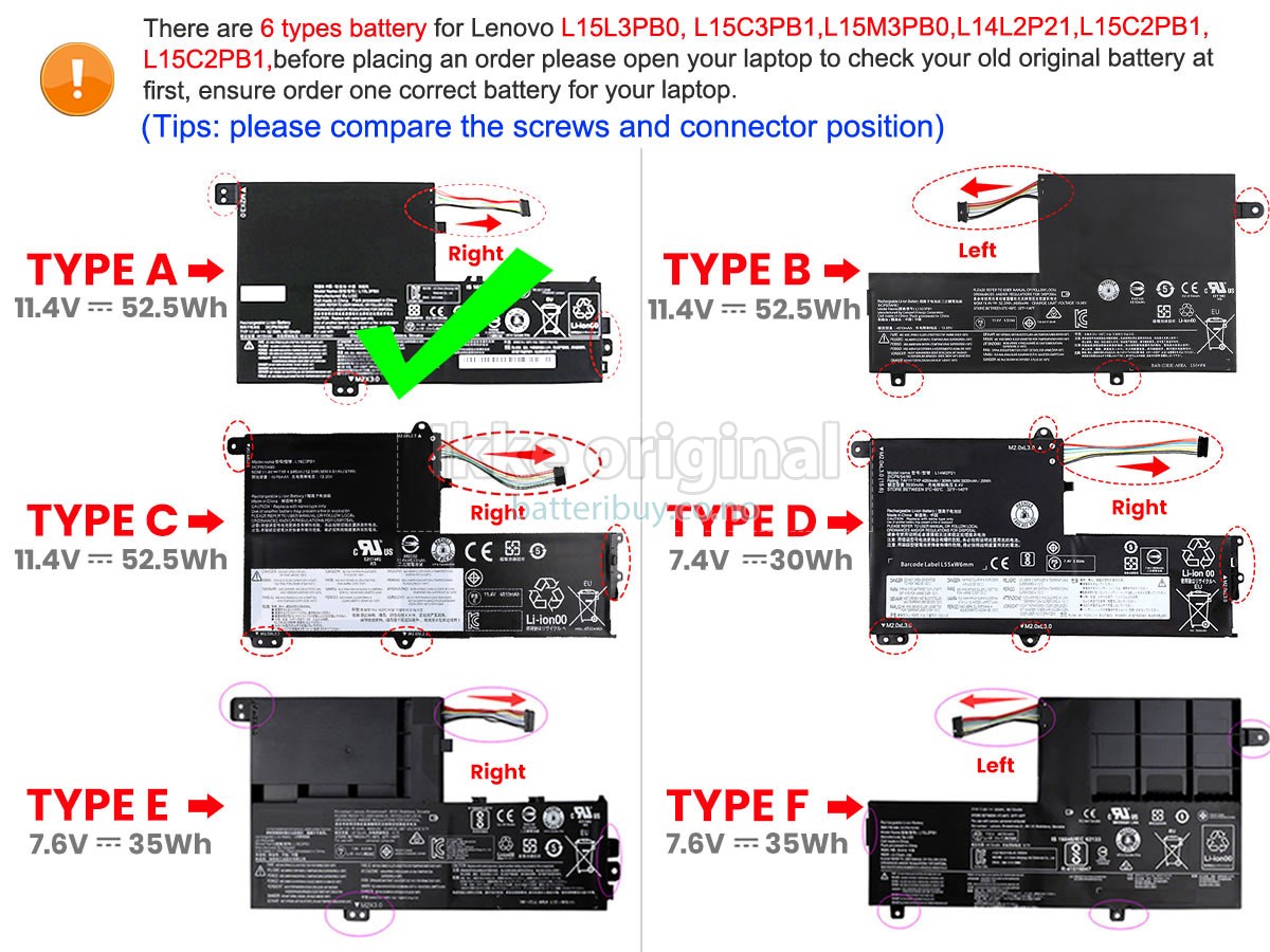 Lenovo IdeaPad 330S-14IKB-81F4 batteri