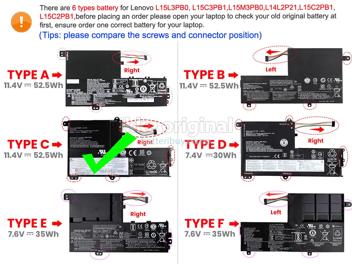 Lenovo IdeaPad 330S-14IKB-81F4 batteri