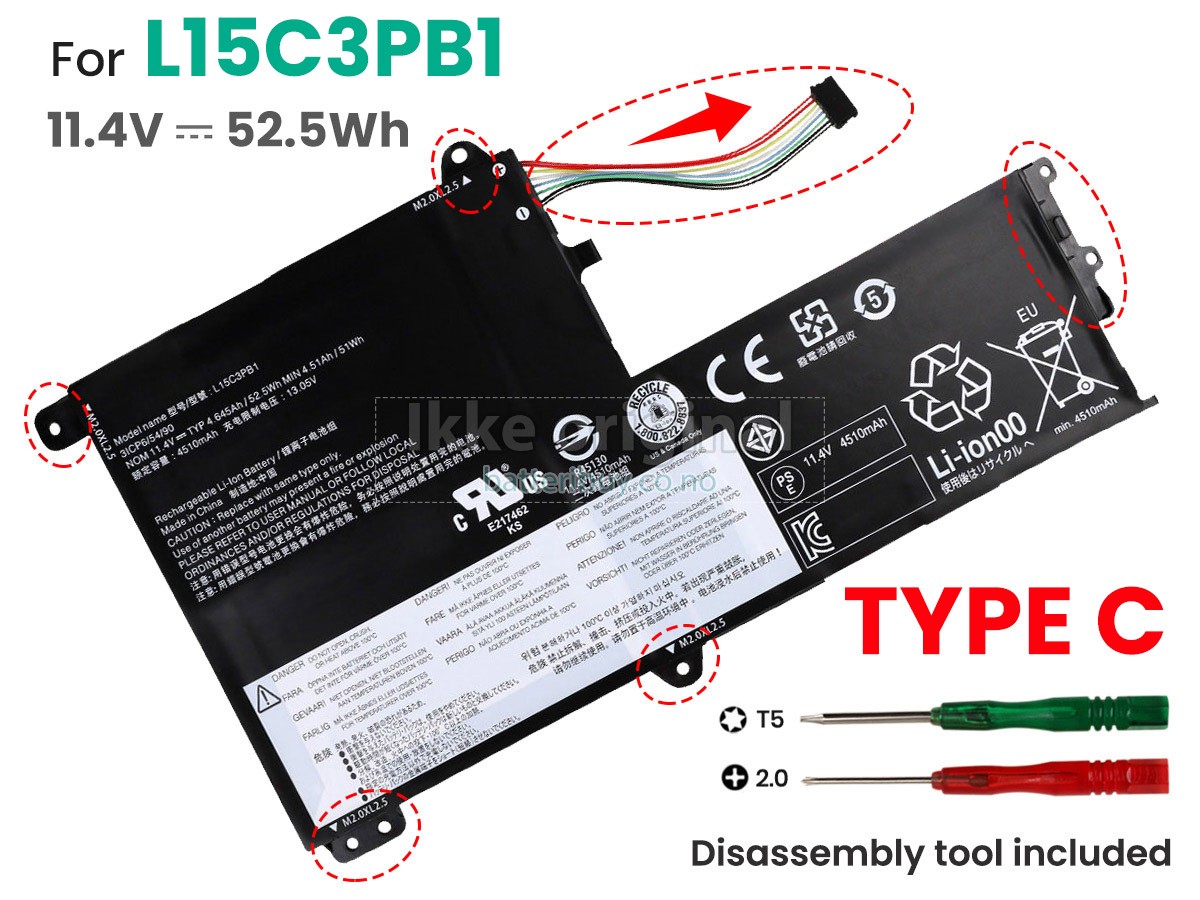 Lenovo IdeaPad 330S-14IKB-81F4 batteri