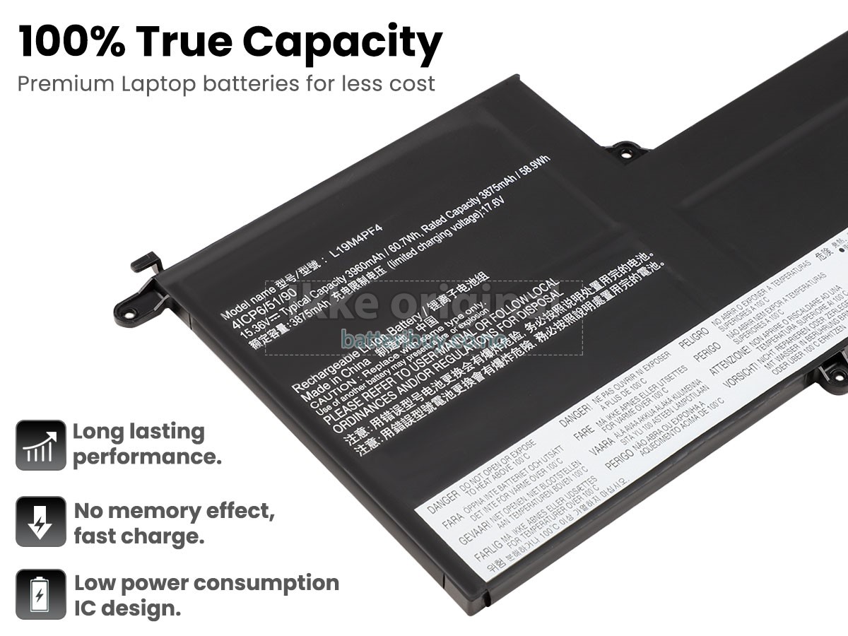 Lenovo YOGA SLIM 7 14ARE05-82A20008GE batteri