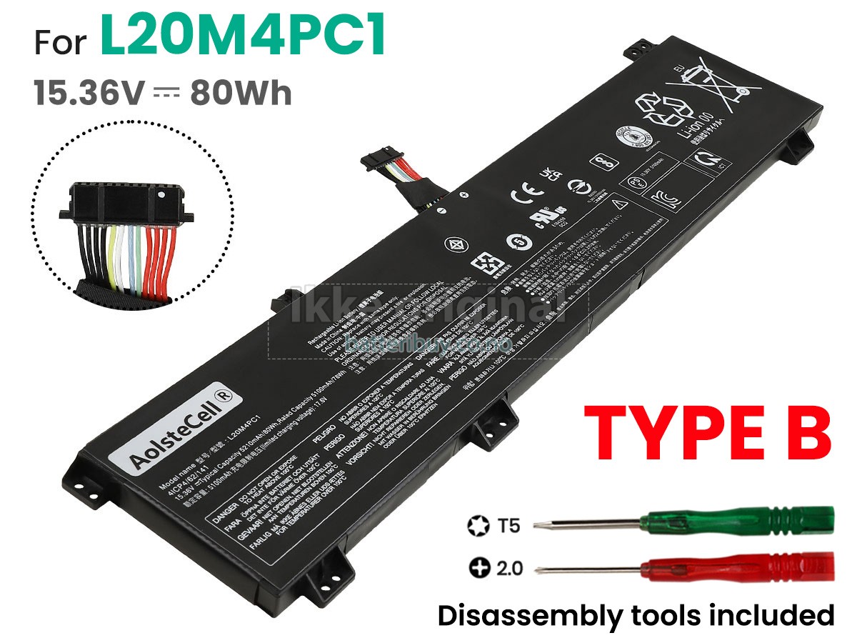 Lenovo LEGION 5-15ACH6H-82JU0187IX batteri