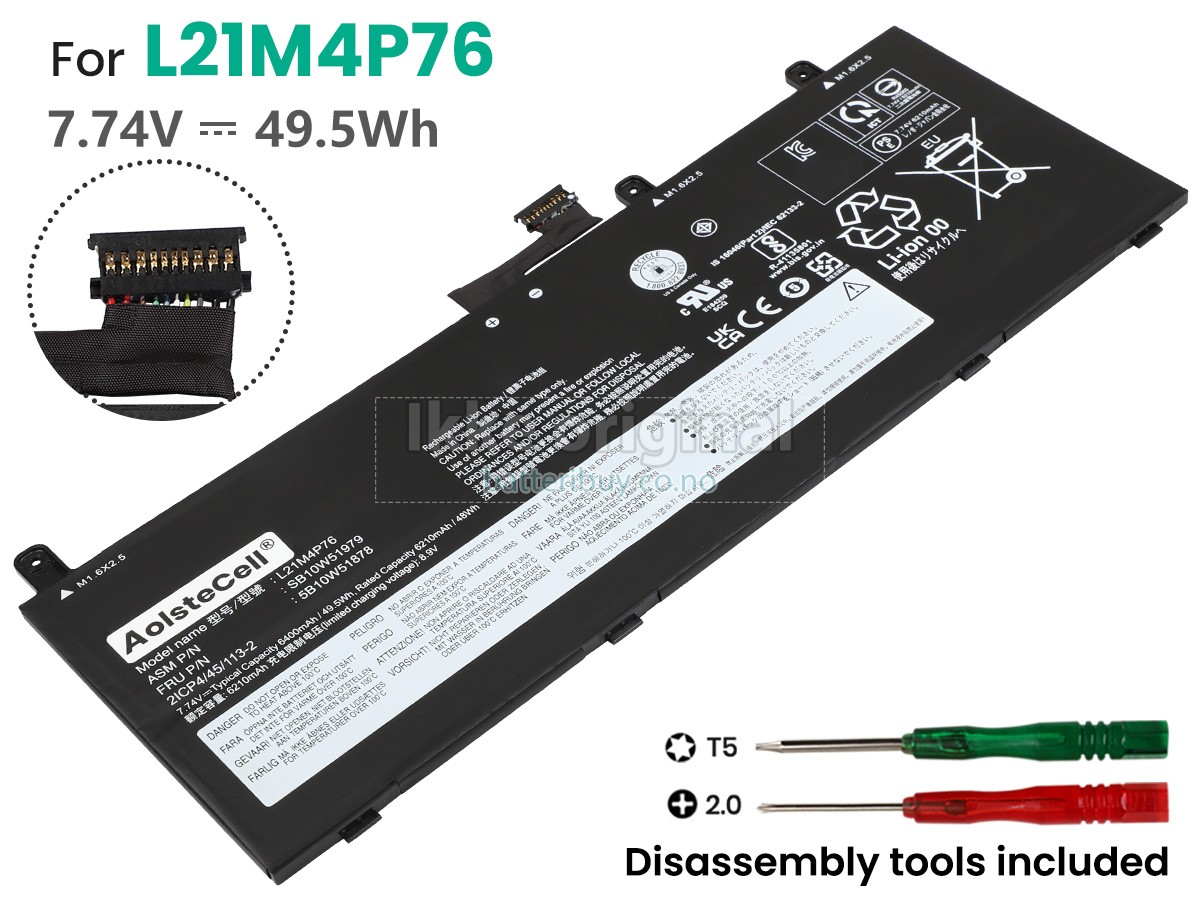 Lenovo ThinkPad X13S GEN 1-21BX001JGP batteri