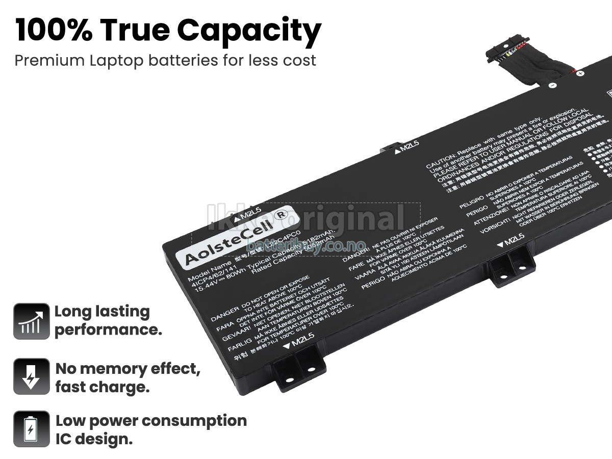 Lenovo THINKBOOK 16P G4 IRH-21J8001TMH batteri