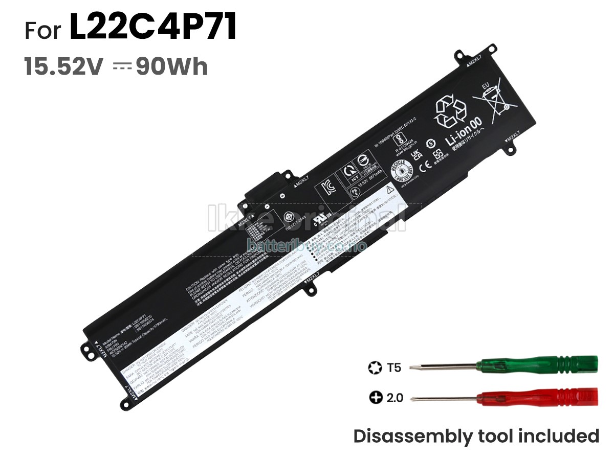Lenovo ThinkPad P16V GEN 1-21FE000LIX batteri