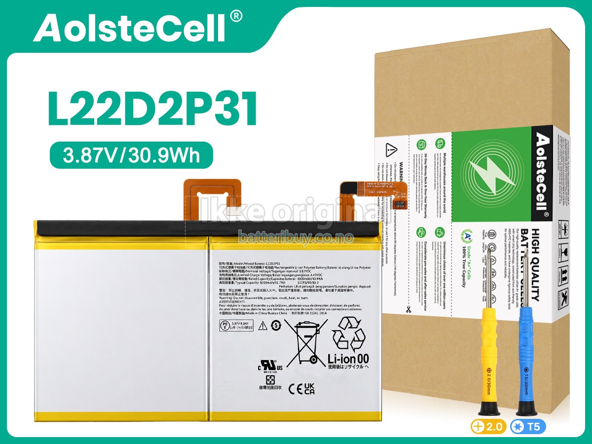 Lenovo TAB P11 PRO (2ND GEN) TB132FU-ZAB50320MX batteri