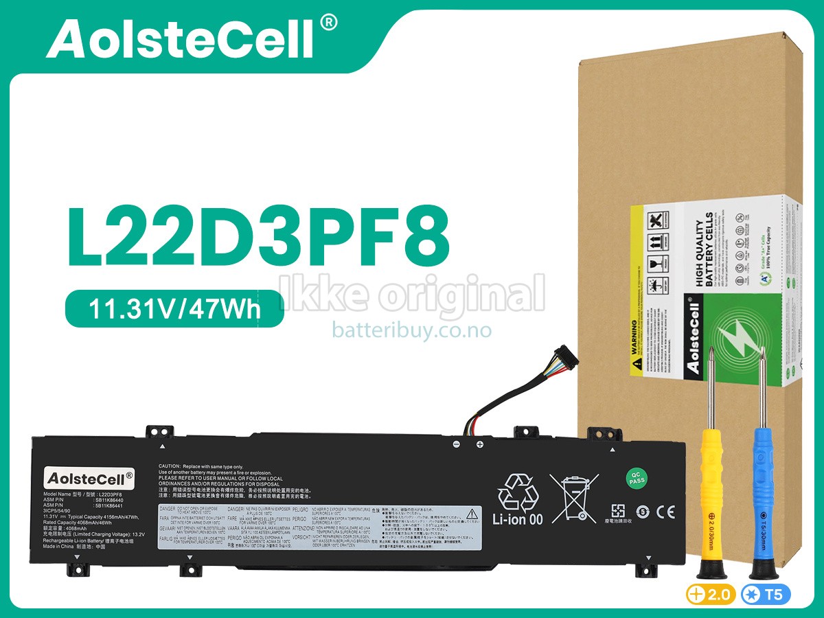 Lenovo L22D3PF8 batteri