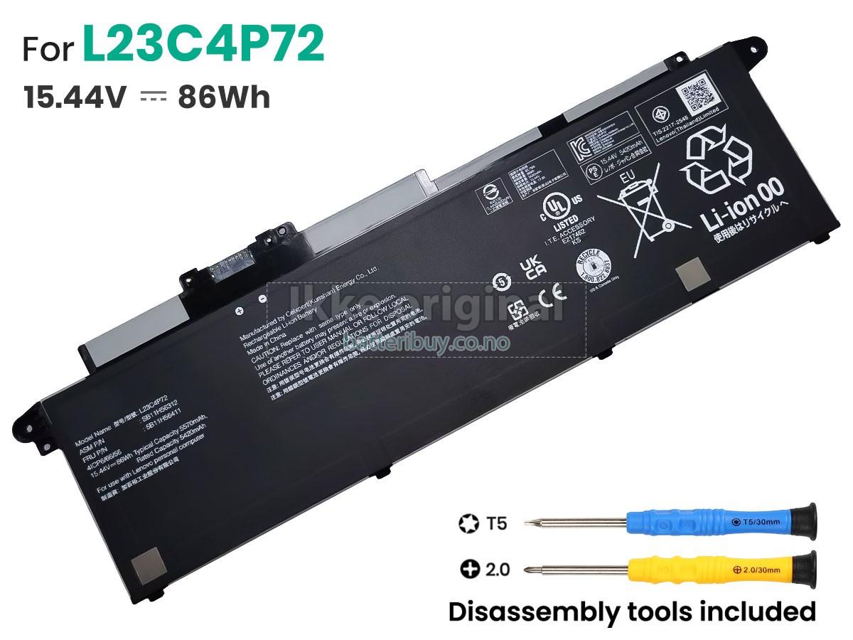 Lenovo L23C4P72 batteri