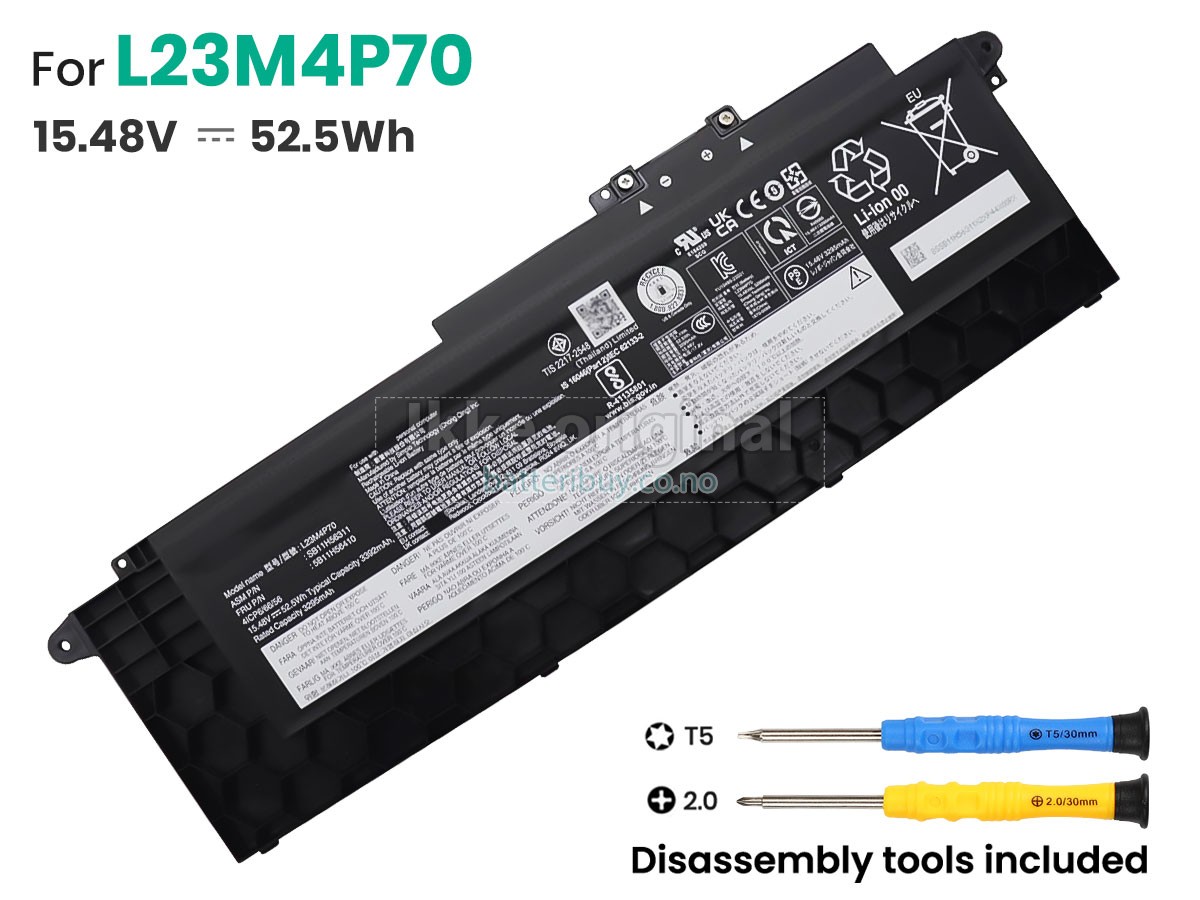 Lenovo L23M4P70 batteri