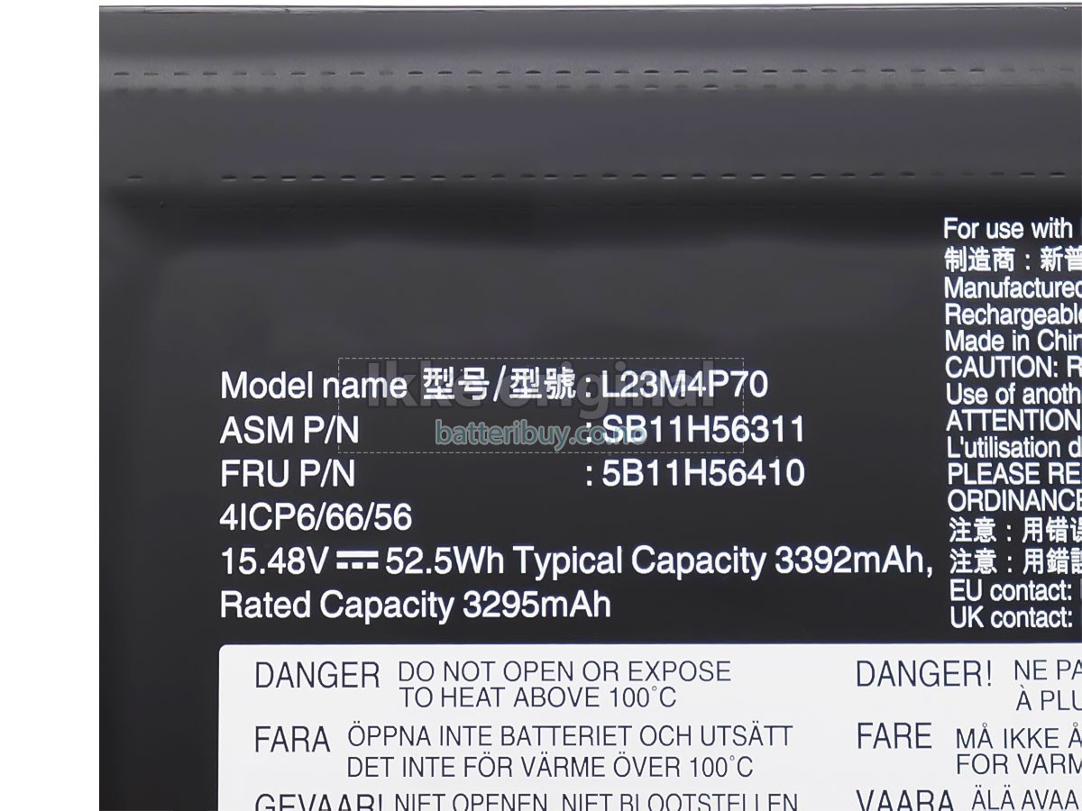 Lenovo ThinkPad T16 GEN 3-21MN005BSC batteri