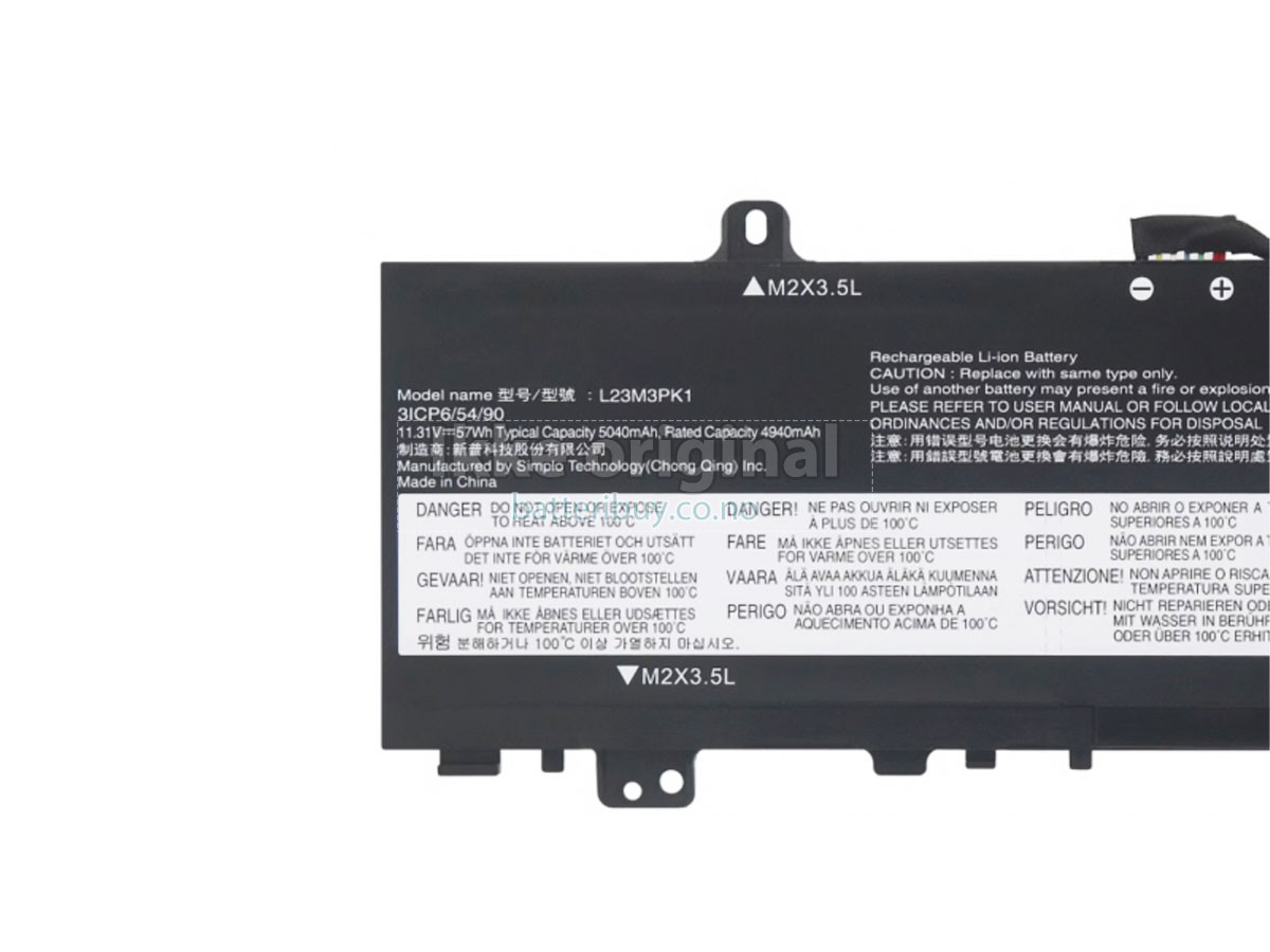 Lenovo L23M3PK1 batteri