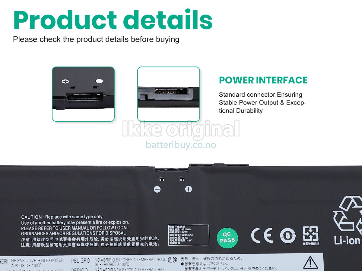 Lenovo IdeaPad PRO 5 14IMH9-83D2003NMB batteri