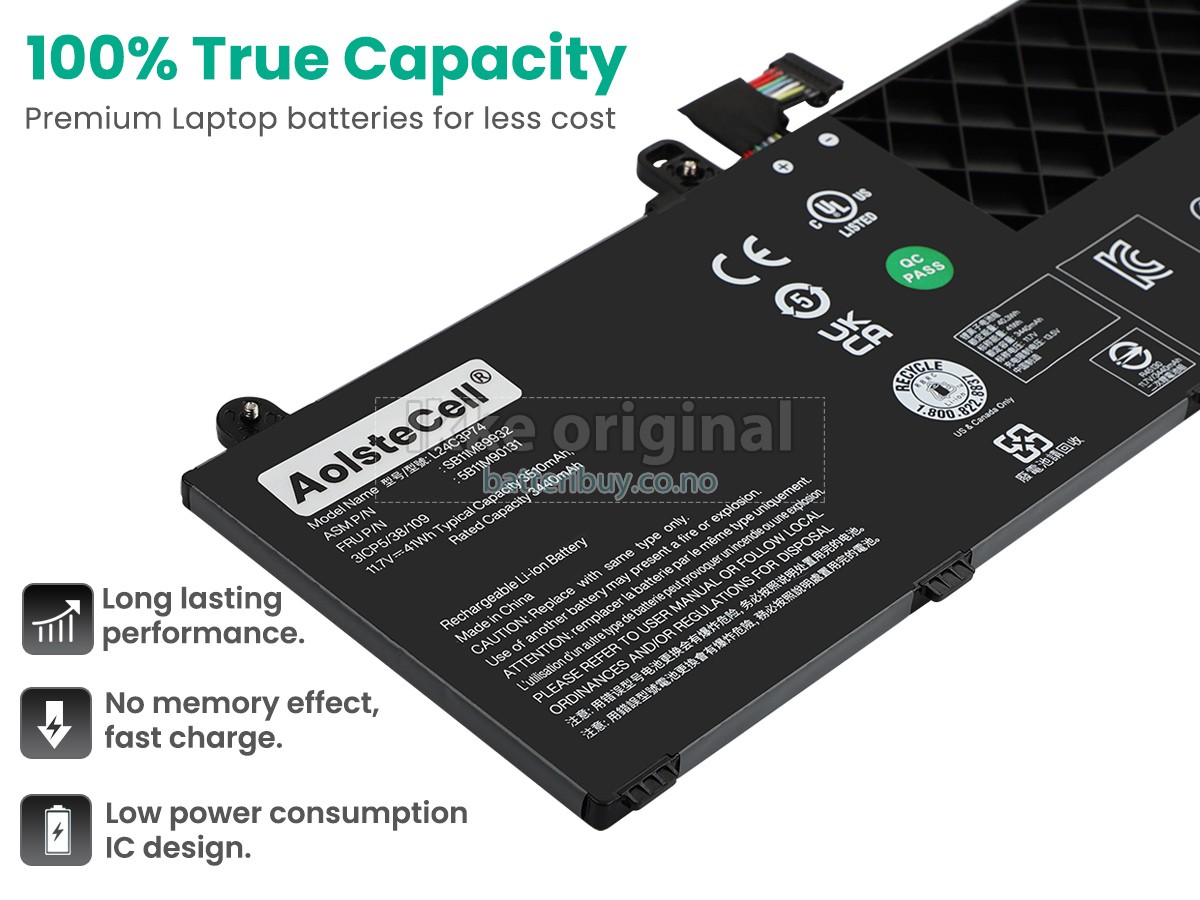 Lenovo L24C3P74 batteri