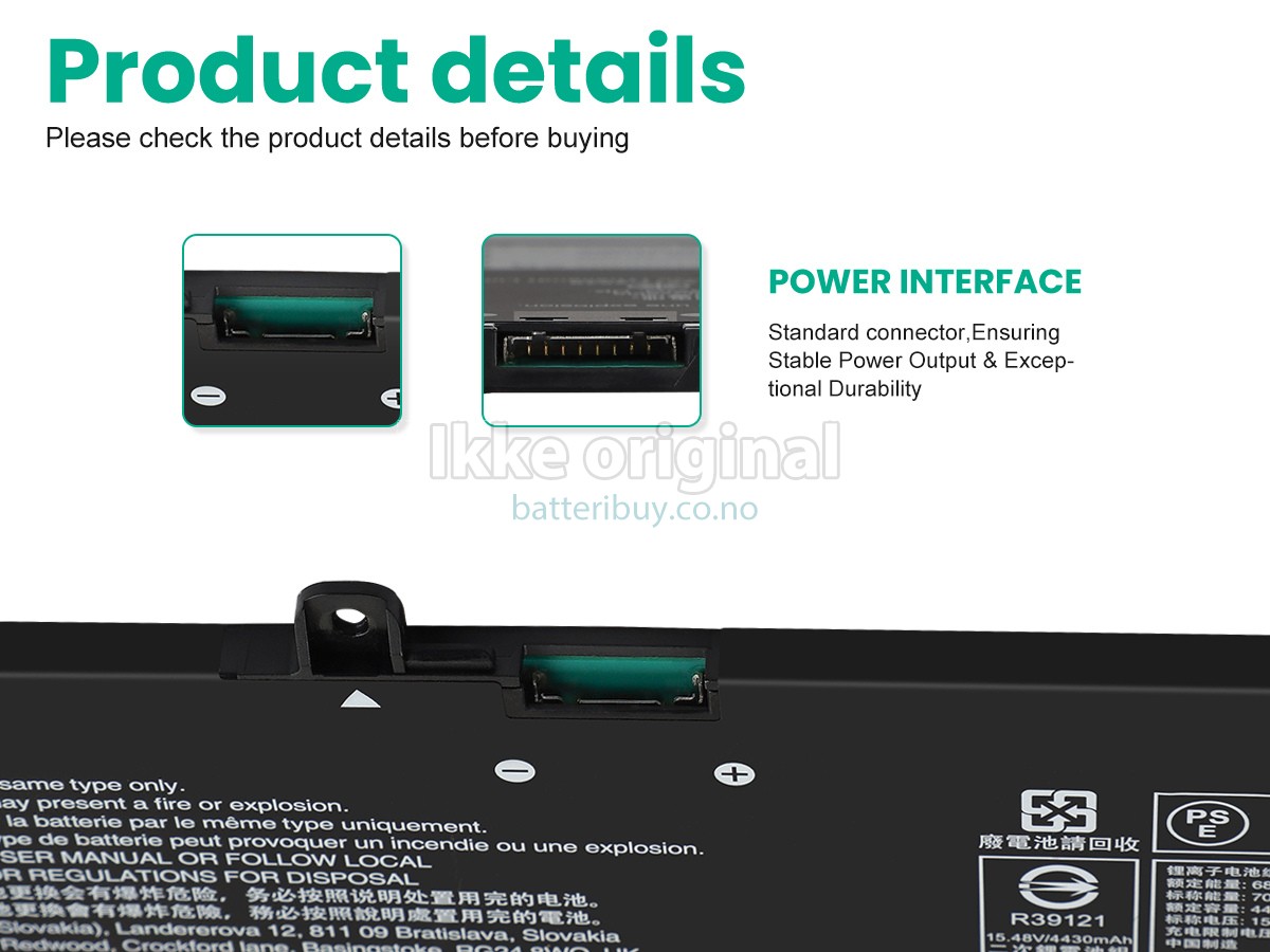 Lenovo IdeaPad SLIM 5 15ARP10-83J3003EMH batteri