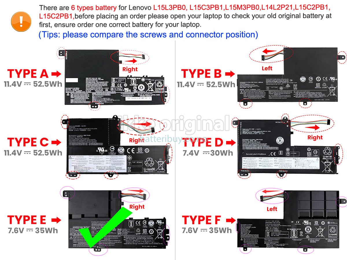 Lenovo IdeaPad 330S-14IKB-81F4 batteri