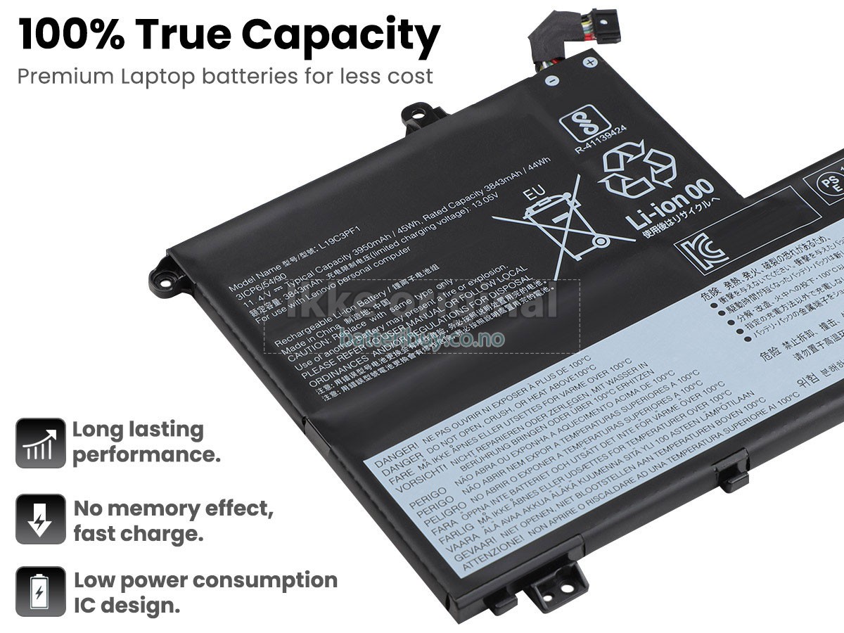 Lenovo THINKBOOK 14-IML-20RV batteri