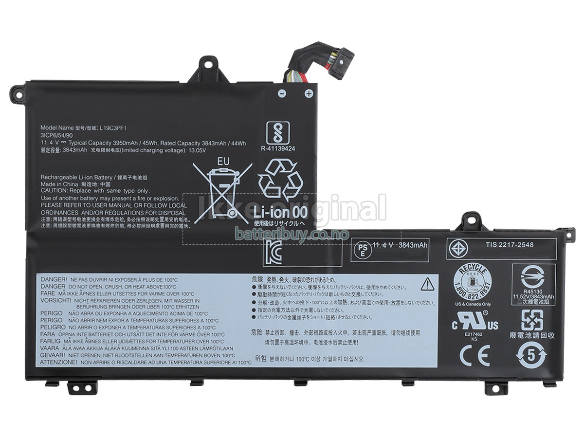 Lenovo THINKBOOK 14-IML-20RV batteri