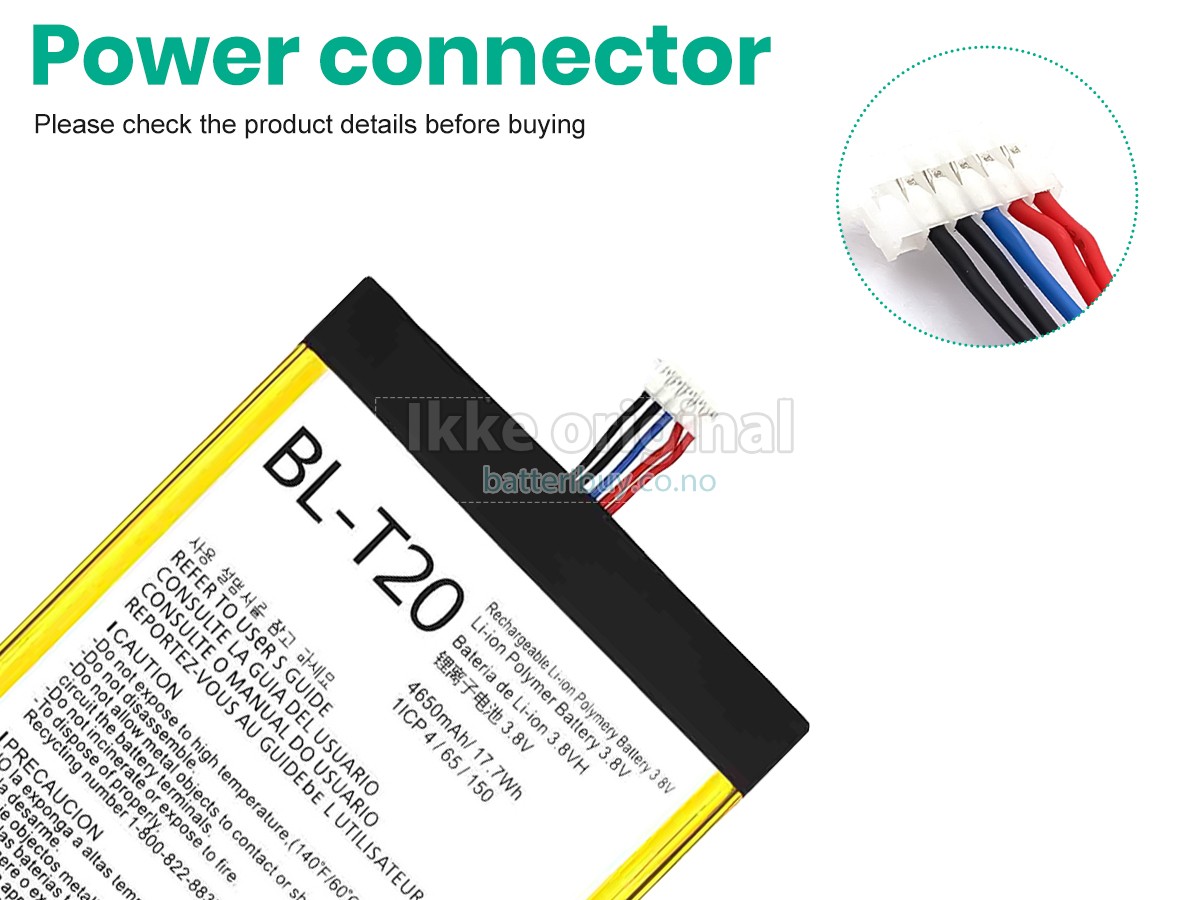LG BL-T20 batteri