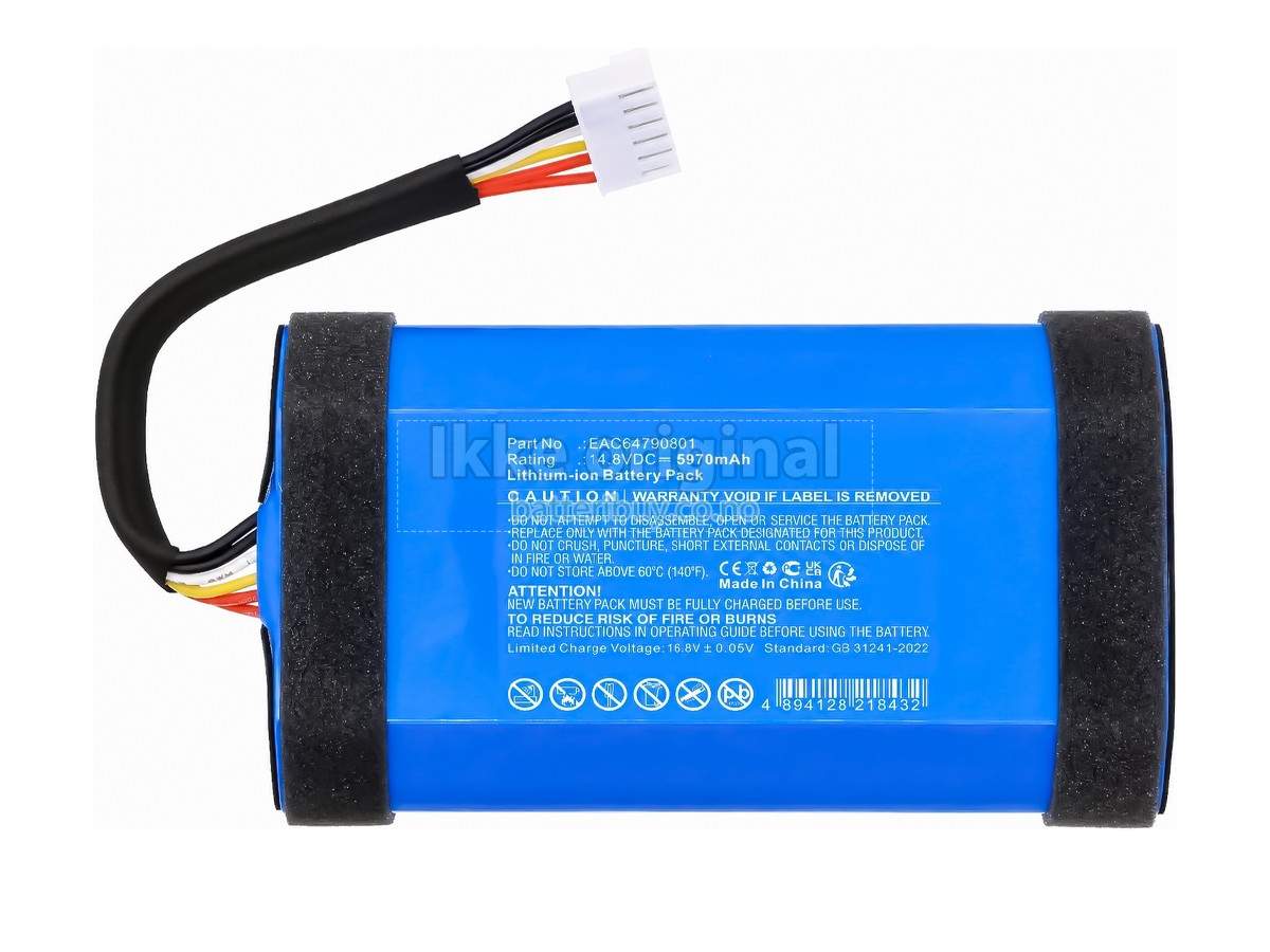 LG XBOOM GO XG9 batteri
