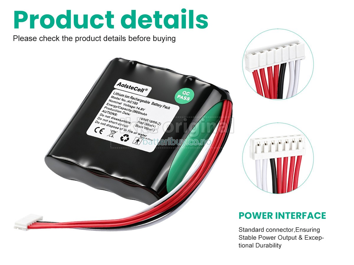 Lighthouse AC100 batteri