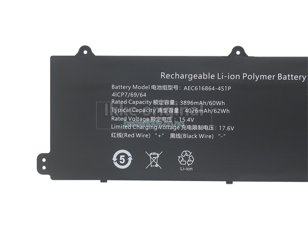 Mechrevo AEC616864-4S1P batteri