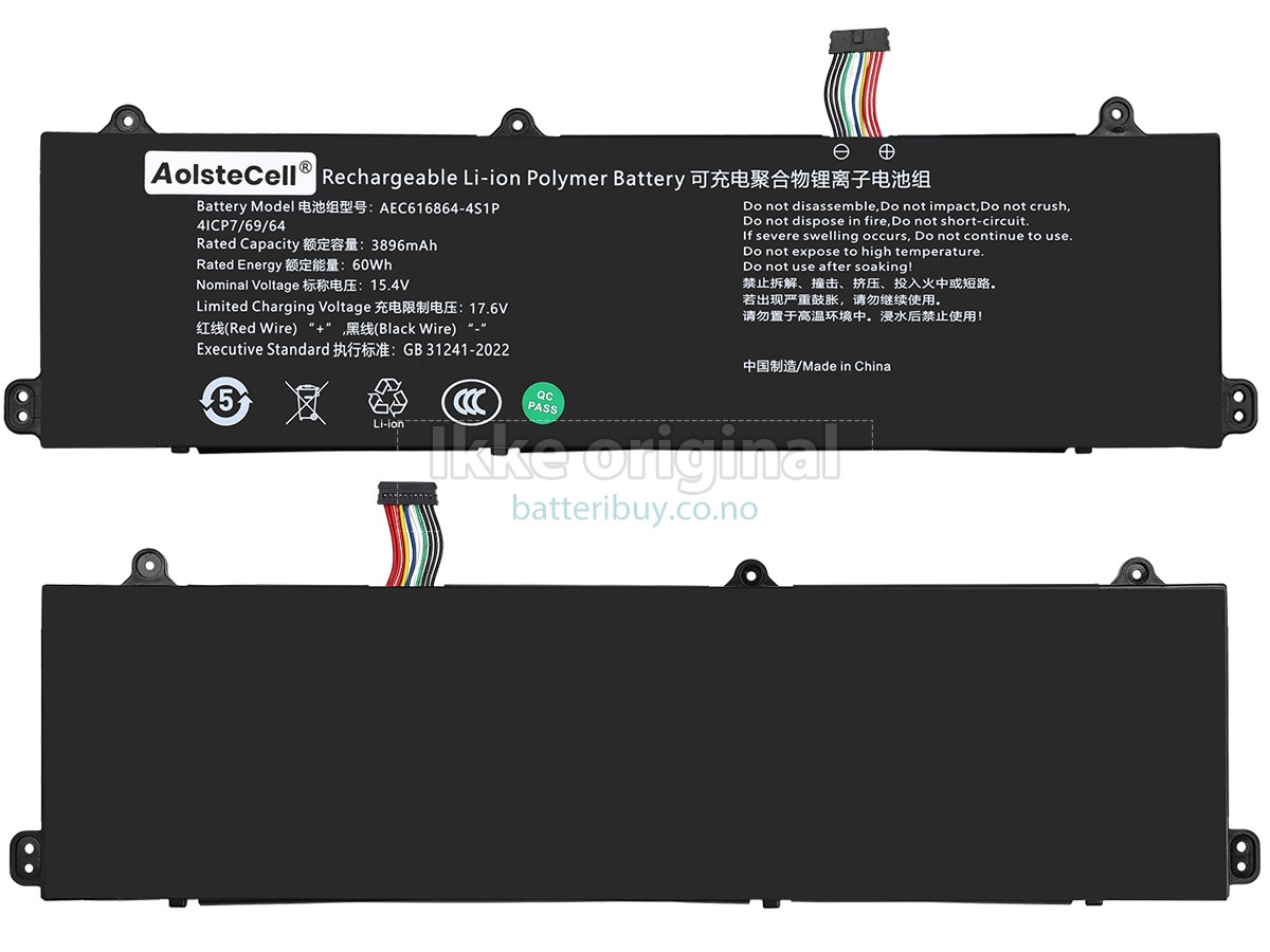 Mechrevo AEC616864-4S1P batteri