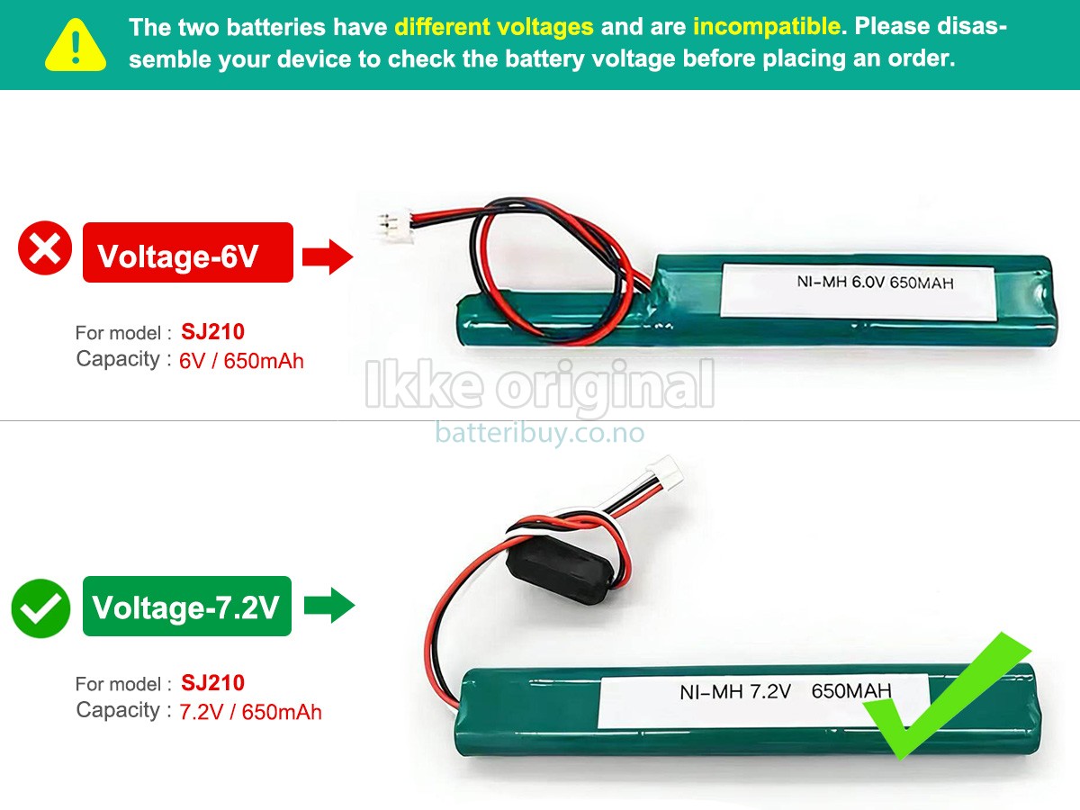 Mitutoyo 6V-SJ210 batteri