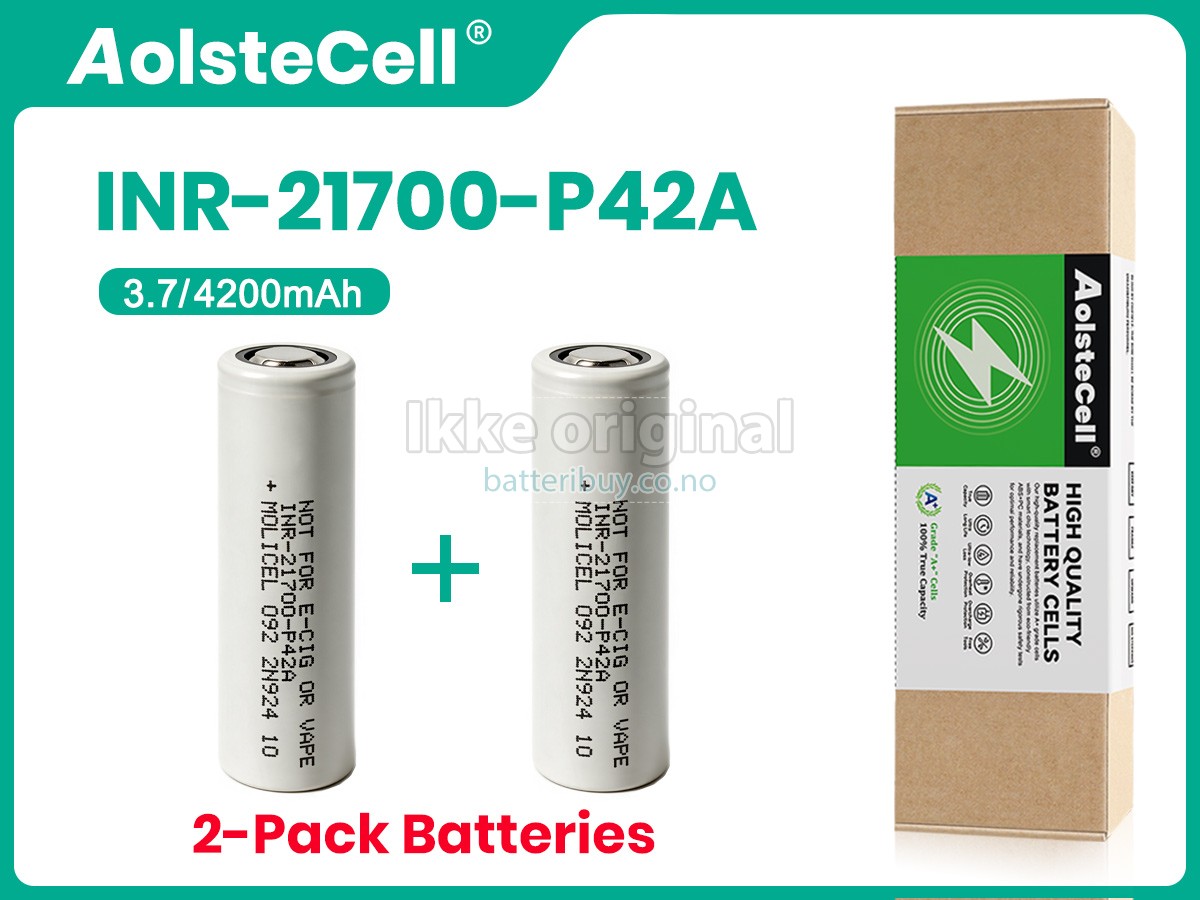 Molicel INR-21700-P42A batteri